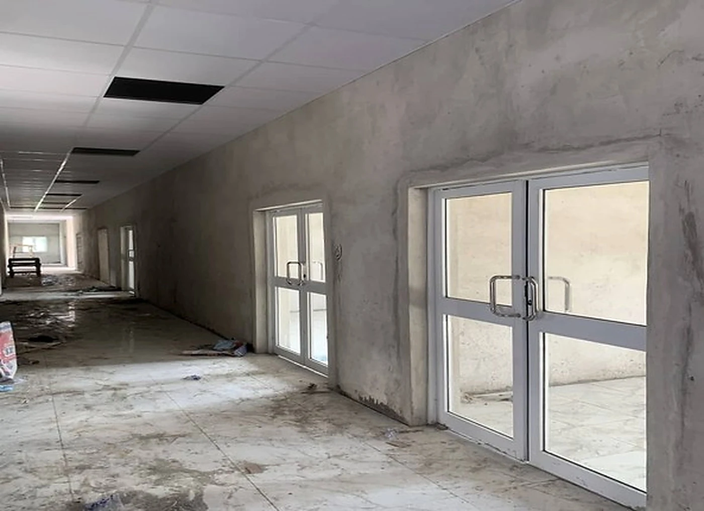 Construction of the Aviation Clinic — Passage View